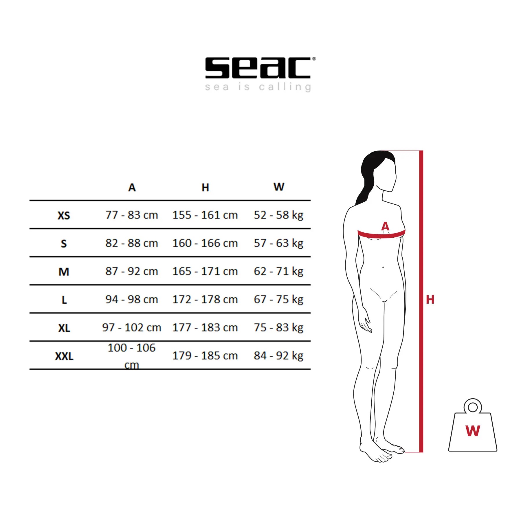 SEAC CAREZZA 2 MM LADY WETSUIT - BỘ ĐỒ LẶN NỮ - Image 2